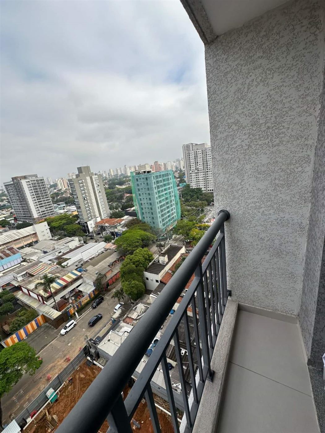 Vista da varanda para a cidade